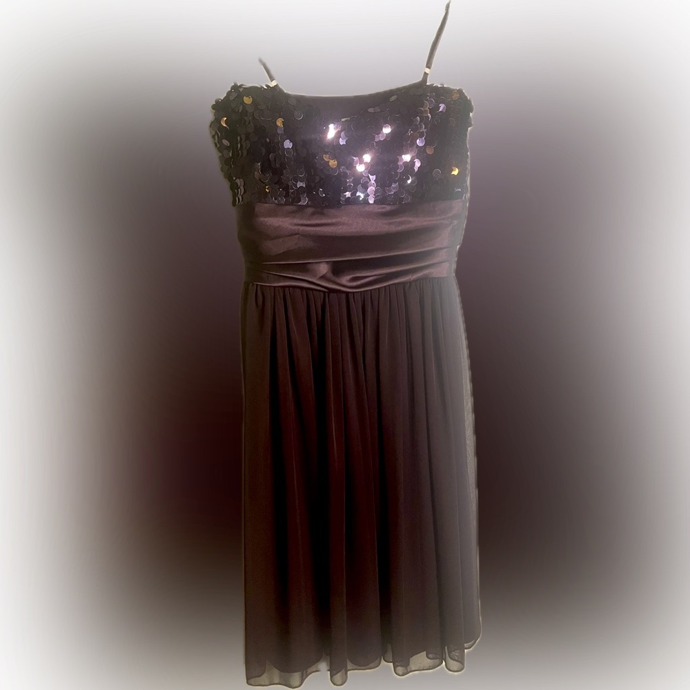 SPEECHLESS Sequined Plum Mini-Dress